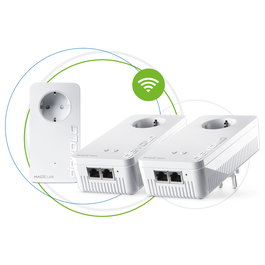 Devolo Magic 2 WiFi next Multiroom Kit Adaptador Powerline 2400 Mbps Blanco (3 Unidades)
