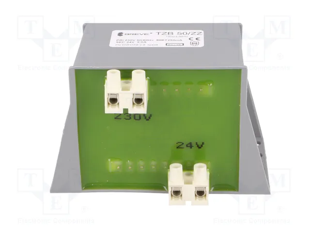 BREVE TUFVASSONS Transformador Cerrado 50VA 230VAC/24V