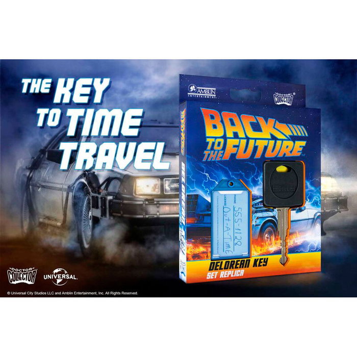 Doctor Collector Delorean Key Set Réplica Back to the Future