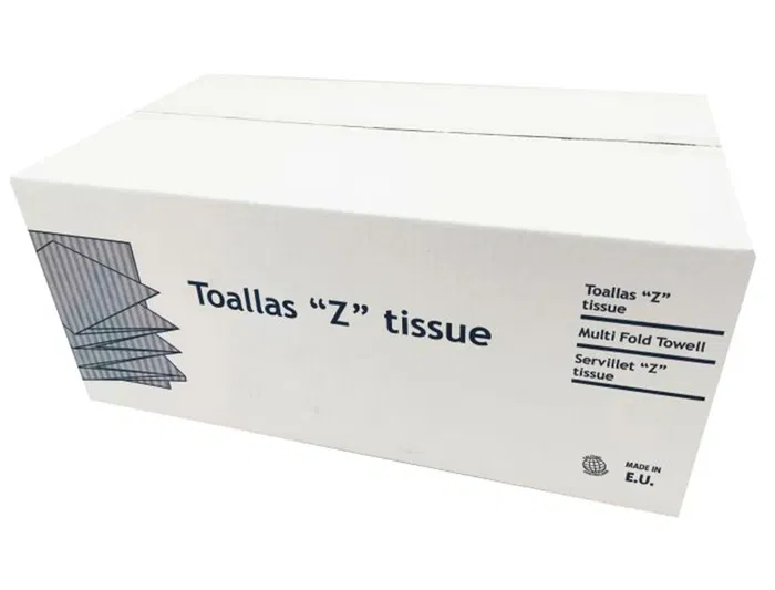 Dahi Toalla Secamanos Papel Z Ecopasta 2 Capas Caja 20 Paquetes 200 Unidades