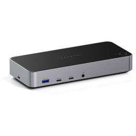 Satechi Triple 4K Display Docking Station, Space Grau, ST-D4KTM-EU