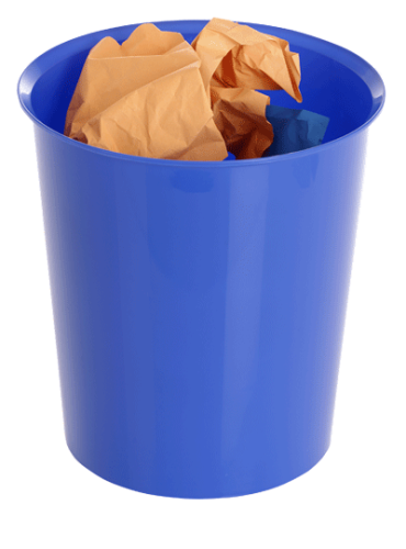 Archivo 2000 Papelera Ecogreen Azul 18 Litros