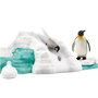 Schleich Familia de pingüinos en el témpano de hielo Wild Life 42661