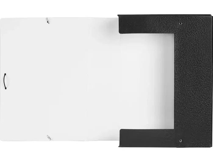 Liderpapel Carpeta proyectos folio lomo 90mm carton gofrado negra
