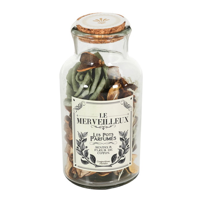 Home Deco Factory Frasco Popurrí Perfumado Colección Natural Vidrio/Cristal Máquina