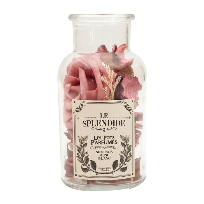 Home Deco Factory Frasco Popurrí Perfumado Colección Natural Vidrio/Cristal Máquina