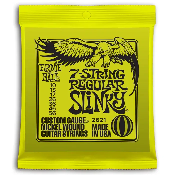 ERNIEBALL Juego Eléctrica Slinky 7St. Regular 10-56