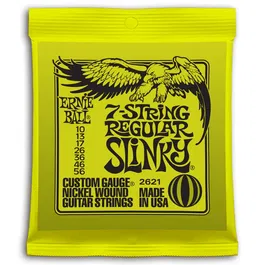 ERNIEBALL Juego Eléctrica Slinky 7St. Regular 10-56