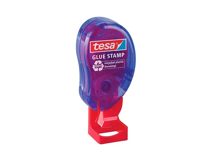 Tesa 10 m x 8.4 mm Almohadillas Adhesivas de Doble Cara - Tacks Autoadhesivo Sello Glue Stamp, 1100 Sellos, Adhesión Limpia y Permanente para Papel y Cartón, 100% Reciclado