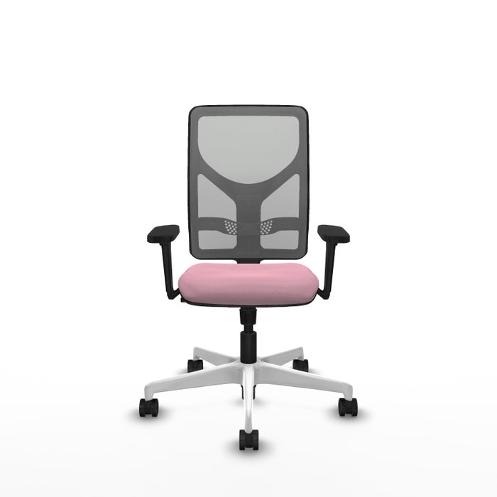 PIQUERAS Y CRESPO Silla de oficina Motilla con mecanismo Sincro, Rosa y Gris PIQUERAS Y CRESPO Silla de oficina Motilla con mecanismo Sincro, Rosa y Gris
