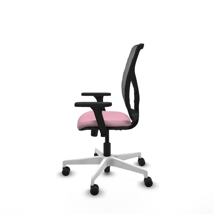 PIQUERAS Y CRESPO Silla de oficina Motilla con mecanismo Sincro, Rosa y Gris PIQUERAS Y CRESPO Silla de oficina Motilla con mecanismo Sincro, Rosa y Gris