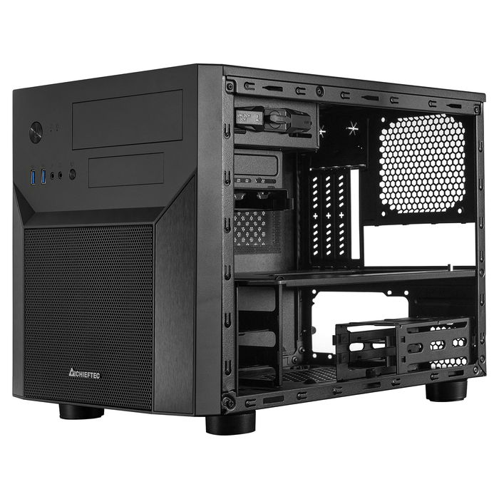 Chieftec CI-02B-OP Cube Mini Caja de Ordenador PC Mini-Torre