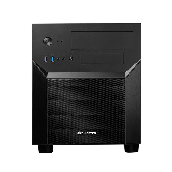 Chieftec CI-02B-OP Caja de ordenador tipo cubo, Negro