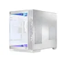 Modecom Volcano Panorama Apex ARGB 7F Midi Tower Blanca con Ventiladores ARGB y Panel USB-C