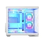 Modecom Volcano Panorama Apex ARGB 7F Midi Tower Blanca con Ventiladores ARGB y Panel USB-C