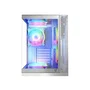 Modecom Volcano Panorama Apex ARGB 7F Midi Tower Blanca con Ventiladores ARGB y Panel USB-C