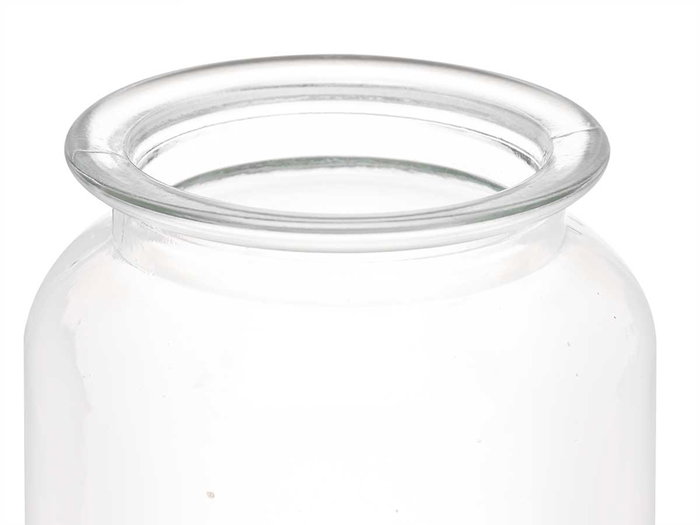 Vivalto Set 4 Tarros Tapa Vidrio Transparente 900ml 46x20x11.5cm (Set de 8)