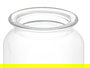 Vivalto Set 4 Tarros Tapa Vidrio Transparente 900ml 46x20x11.5cm (Set de 8)