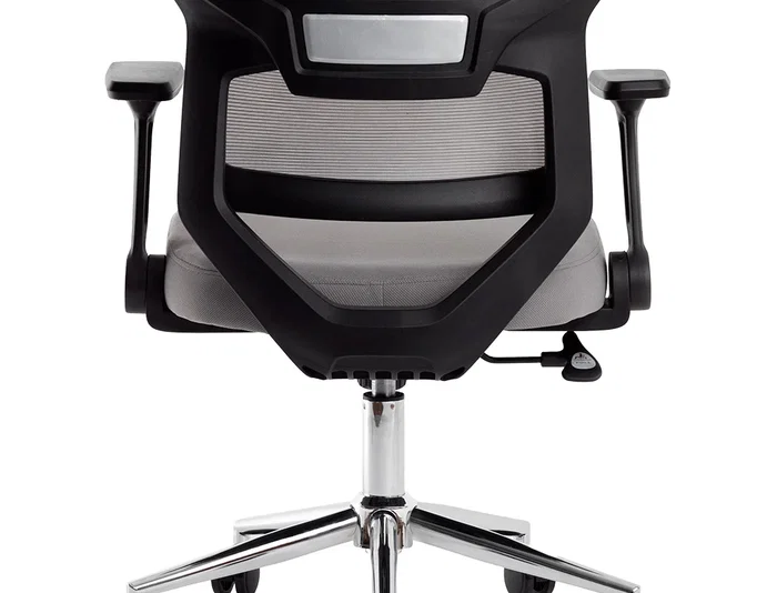 Q-connect Silla de Oficina Lucca Malla Base Metálica Premium Color Negro Gris