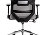 Q-connect Silla de Oficina Lucca Malla Base Metálica Premium Color Negro Gris