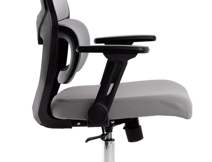Q-connect Silla de Oficina Lucca Malla Base Metálica Premium Color Negro Gris