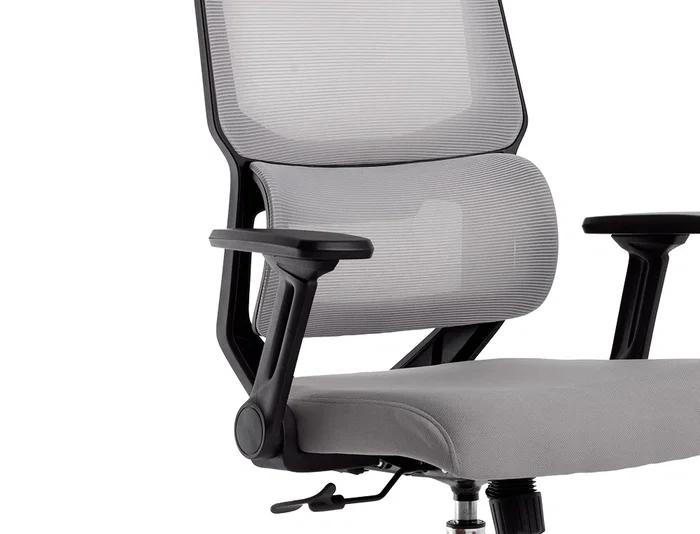 Q-connect Silla de Oficina Lucca Malla Base Metálica Premium Color Negro Gris