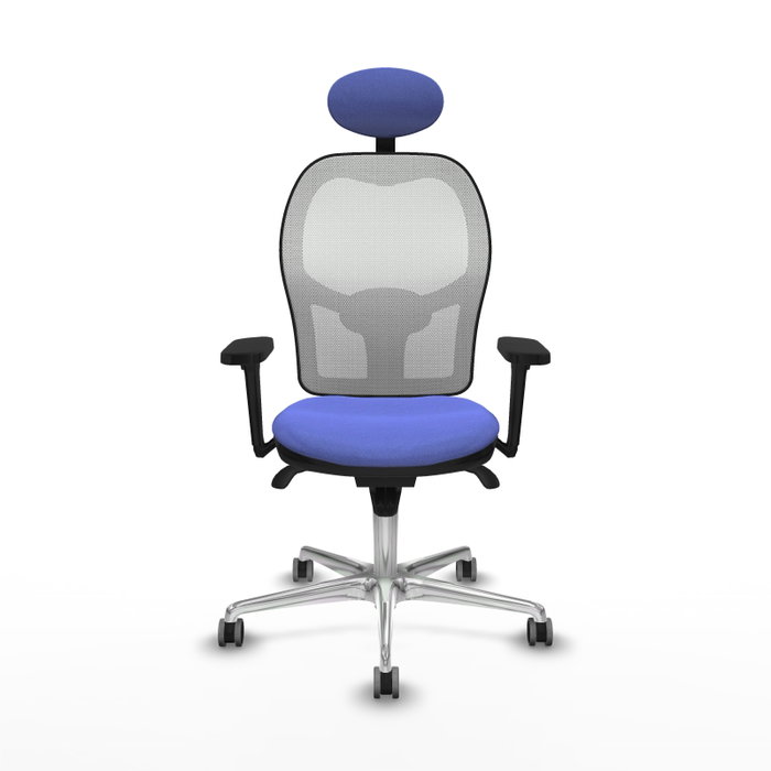 PIQUERAS Y CRESPO Silla de oficina Jorquera Azul claro y Blanco