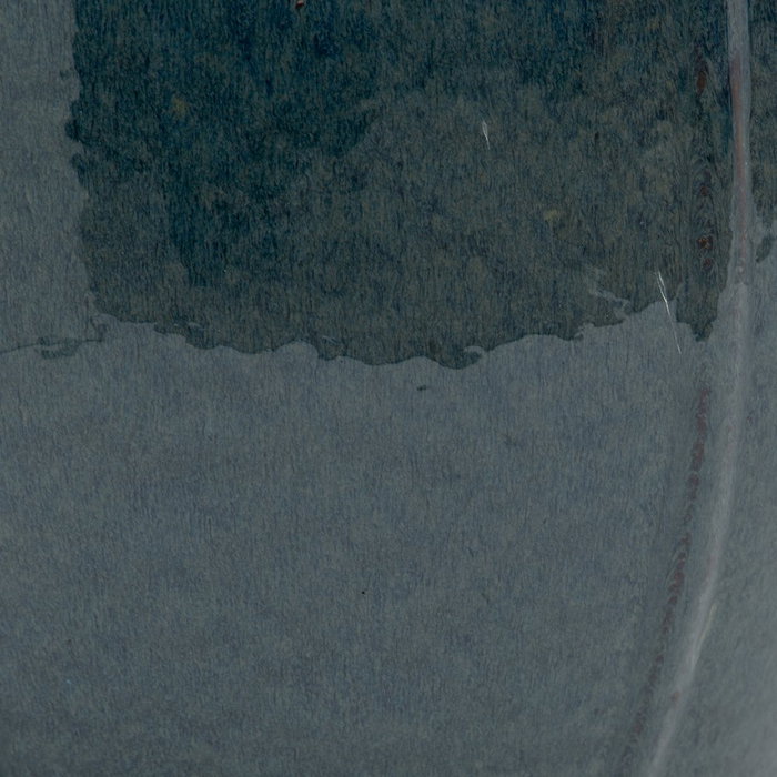 S/2 Maceteros Azul Cerámica Decoración 55 X 55 X 55 cm