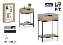 Inde Mueble C/Cajon Madera-Metal 45x30x68 cm