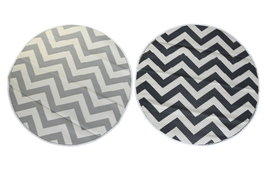 DKD Home Decor Alfombra Gris Claro Gris Oscuro 150 x 150 cm (6 Unidades)