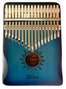 Ritmo Kalimba de Caoba de 17 Notas Azul