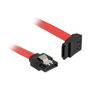 DeLOCK Cable SATA III de 0,2 m angulado hacia arriba, Rojo