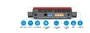 Fritz! 5690 Router Wi-Fi 7 (802.11be) Doble Banda 5760 Mbps con 2.5 Gigabit Ethernet, 4 Puertos LAN, WAN DSL/Ethernet, USB, Rojo y Blanco