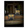 DeWALT DCR020-QW Radio Digital Portátil con DAB y FM, Pantalla LED Verde, Funciona con Batería 10.8-18V o Red, Color Negro y Amarillo