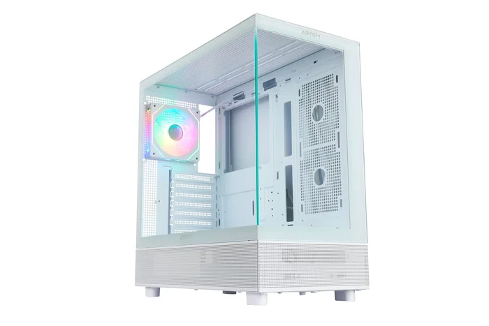 Abysm Danube Sava H400 Caja PC Blanca ATX, ITX, Micro ATX con Cristal Templado