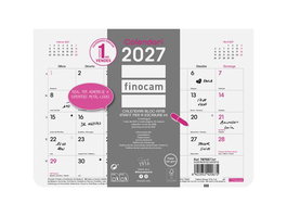 Finocam Calendario Paret Chic 2027 con imán y espacio para escribir