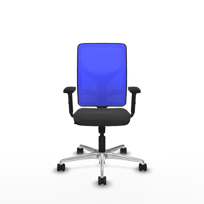 PIQUERAS Y CRESPO Silla de oficina Motilla con mecanismo Sincro, Gris oscuro y Azul PIQUERAS Y CRESPO Silla de oficina Motilla con mecanismo Sincro, Gris oscuro y Azul