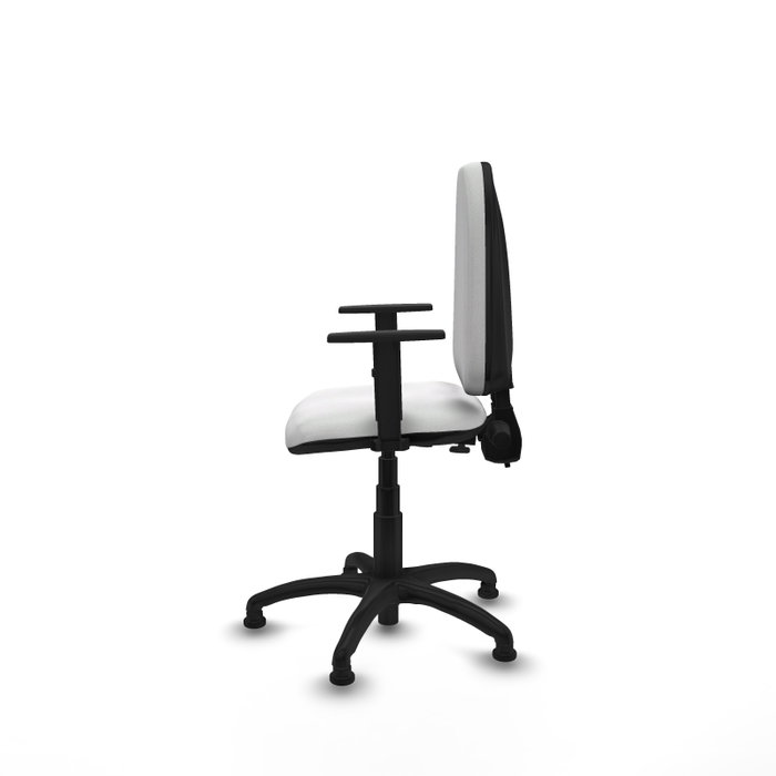 PIQUERAS Y CRESPO Silla de oficina Aýna Blanca con Brazos 1D