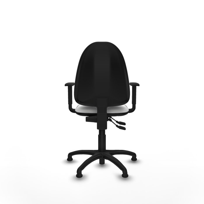 PIQUERAS Y CRESPO Silla de oficina Aýna Blanca con Brazos 1D