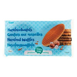 TERRASANA Gofres Veganos de Avellana Galletas 175Gr