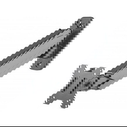 MANHATTAN Soporte de Pared Brazo Articulado con Gas para Monitor, 17"-32" (48-81 cm), Hasta 8 kg, Ajuste de Inclinación y Giro, Compatible VESA 75x75/100x100 mm, Color Gris