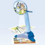 Educa Borrás Proyector Bluey con Lámpara LED y 40 Diapositivas