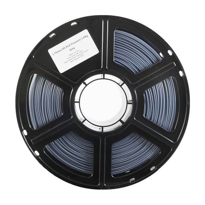 Flashforge FF0691 PLA HIGH SPEED 1,75 mm, Filamento Impresora 3D 1 kg Gris, Alta Velocidad 600 mm/s, Resistente UV y Fácil de Usar