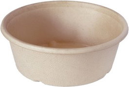 Duni Bol 120 cl (160) - Bols de un solo uso de bagazo, color marrón, 194x194x65 mm