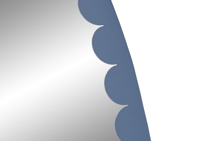 DKD Home Decor Espejo de Metal Arcos Azul 70x70 cm DKD Home Decor Espejo de Metal Arcos Azul 70x70 cm