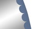 DKD Home Decor Espejo de Metal Arcos Azul 70x70 cm