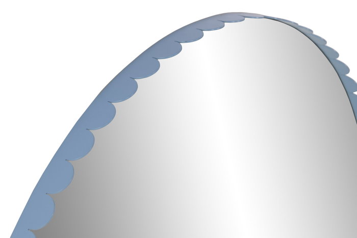 DKD Home Decor Espejo de Metal Arcos Azul 70x70 cm DKD Home Decor Espejo de Metal Arcos Azul 70x70 cm