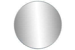 DKD Home Decor Espejo de Metal Arcos Azul 70x70 cm
