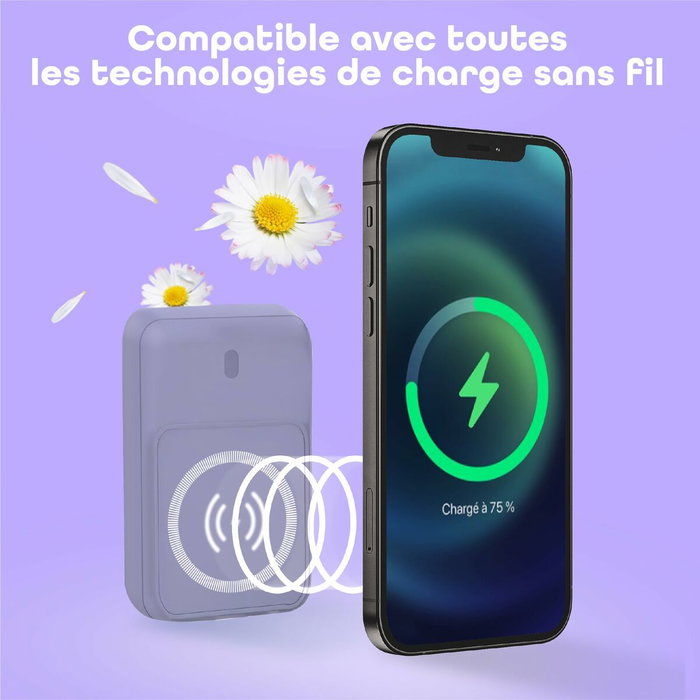 T'nb Powerbank Flower 5000 mAh Magsafe