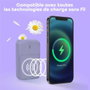T'nb Powerbank Flower 5000 mAh Magsafe